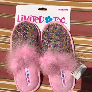 Limited girls slippers 13-1
